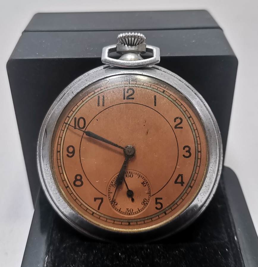 KURMALI ANTİKA CEP SAATİ