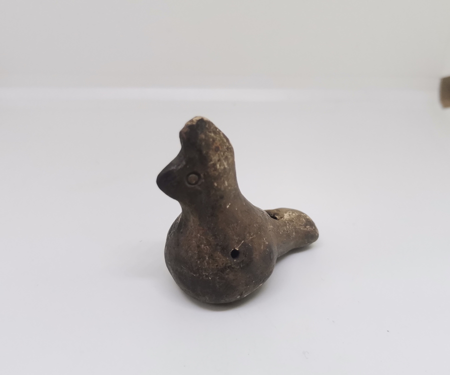 OSMANLI DÖNEMİ EL YAPIMI NADİR KUŞ FİGÜRLÜ OYUNCAK TOPRAK DÜDÜK