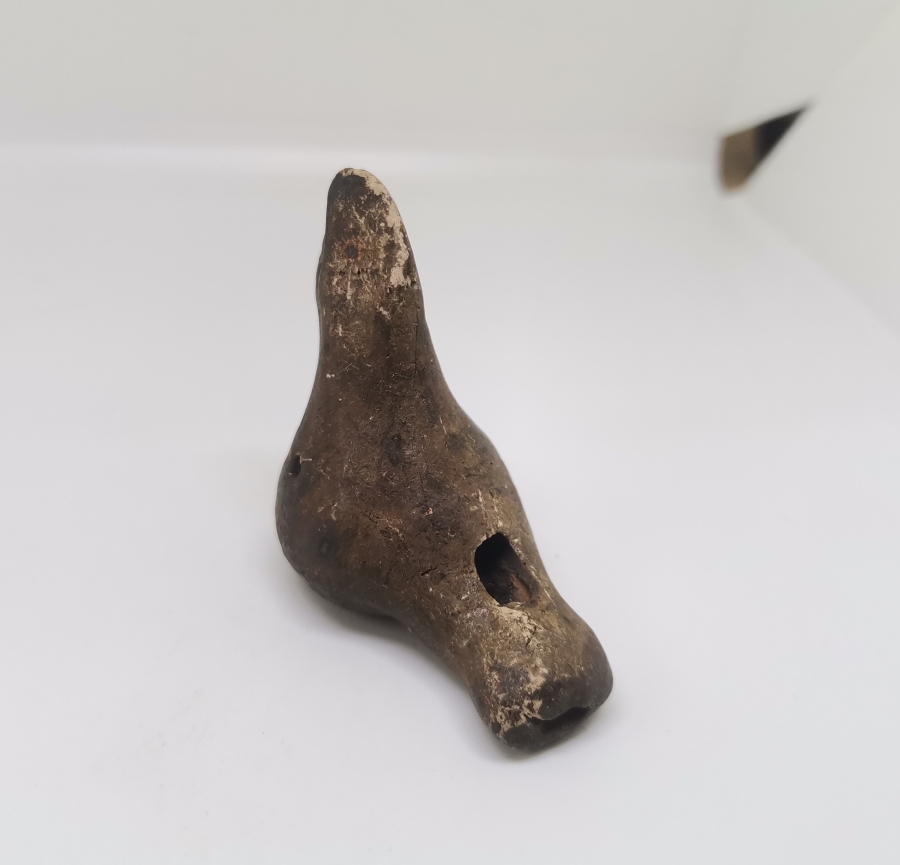 OSMANLI DÖNEMİ EL YAPIMI NADİR KUŞ FİGÜRLÜ OYUNCAK TOPRAK DÜDÜK