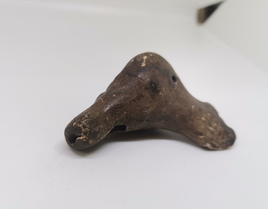 OSMANLI DÖNEMİ EL YAPIMI NADİR KUŞ FİGÜRLÜ OYUNCAK TOPRAK DÜDÜK