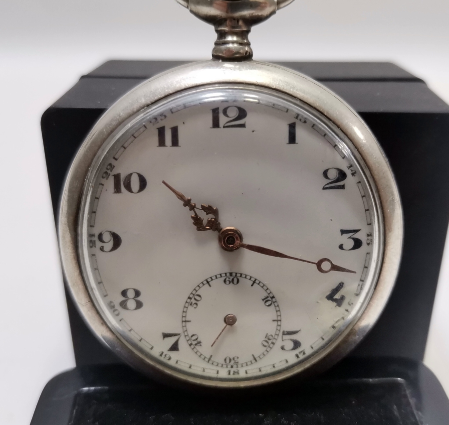 TRANSPARAN KASA OSMANLI DÖNEMİ GÜMÜŞ CEP SAATİ