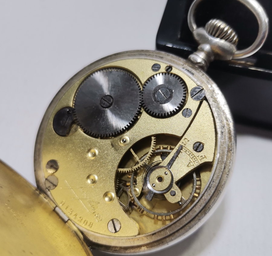 TRANSPARAN KASA OSMANLI DÖNEMİ GÜMÜŞ CEP SAATİ