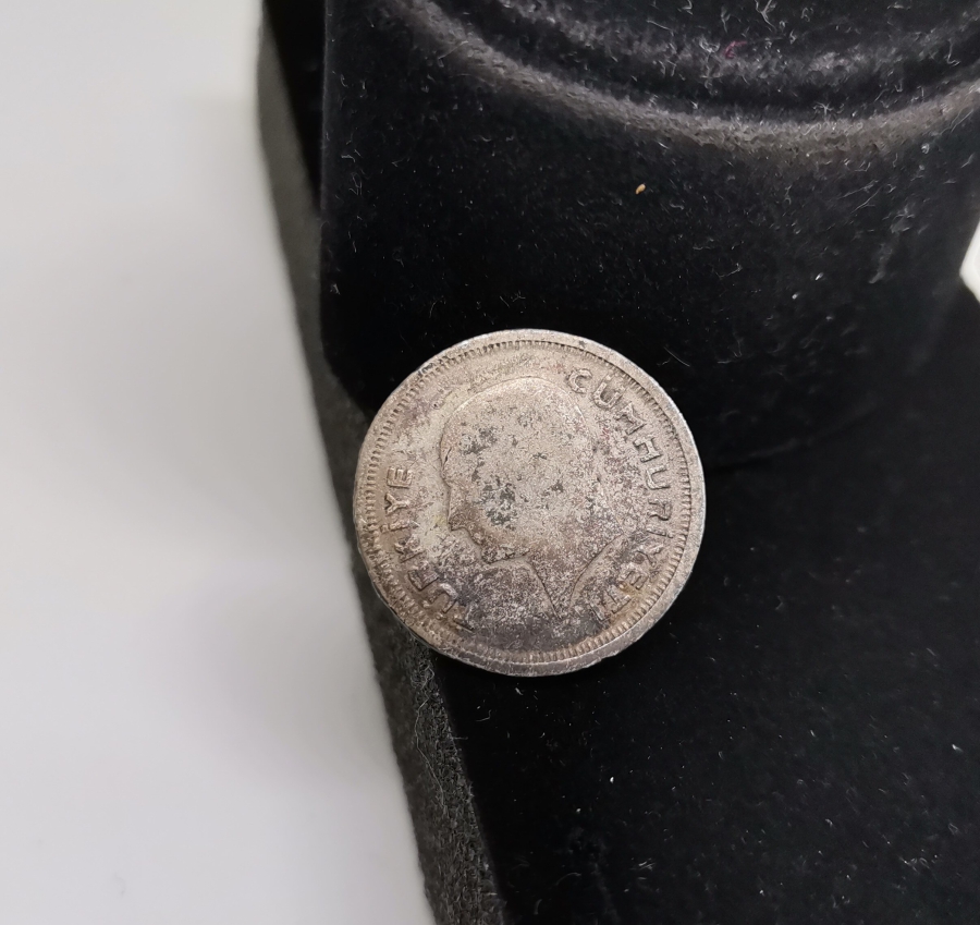 1935 YILI GÜMÜŞ 25 KURUŞ