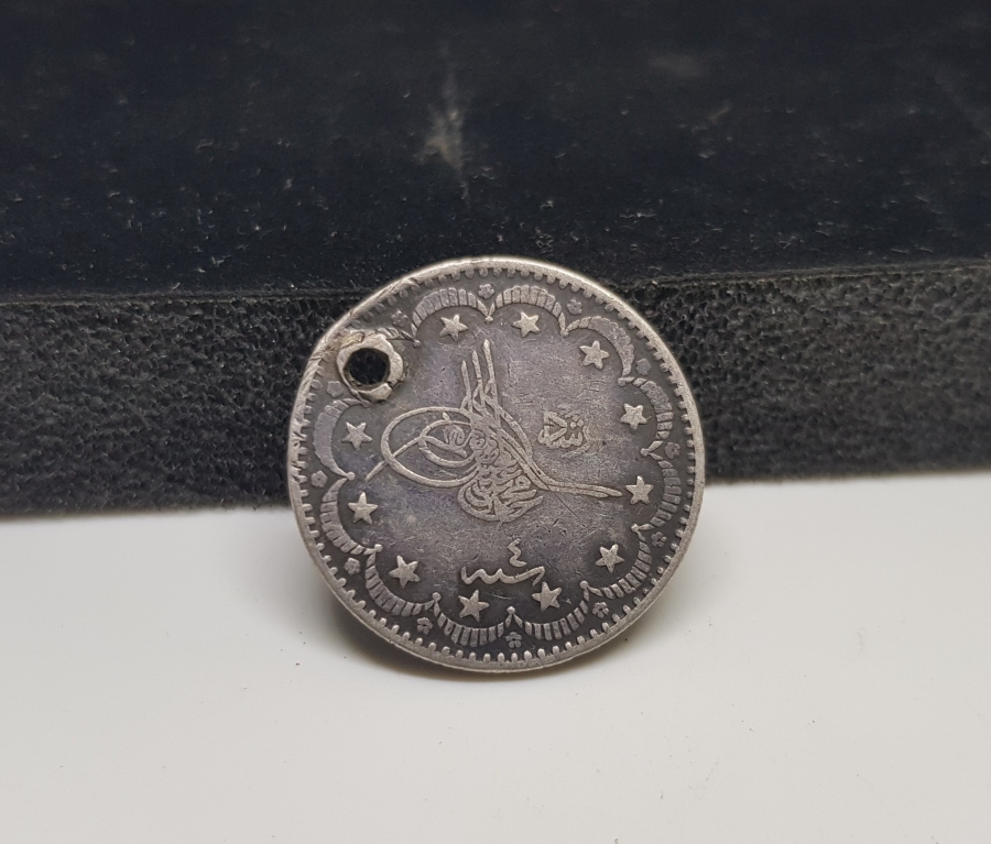 SULTAN MEHMET REŞAT HAN DÖNEMİ GÜMÜŞ 5 KURUŞ MECİDİYE