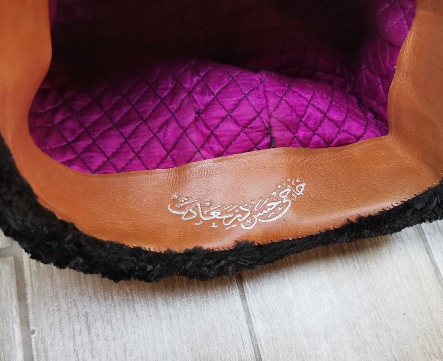 İÇİ OSMANLICA YAZILI OSMANLI DÖNEMİ NADİR KÜRK ŞAPKA