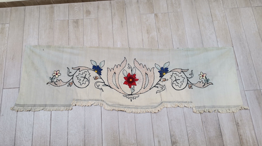 SUZANİ İŞÇİLİKLİ OSMANLI DÖNEMİ EL İŞİ YATAK SAÇAĞI