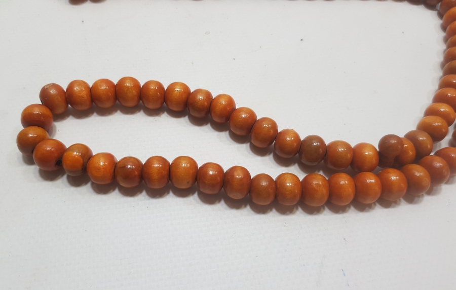 OSMANLI DÖNEMİ EL YAPIMI 99LUK AHŞAP NAMAZ TESPİHİ