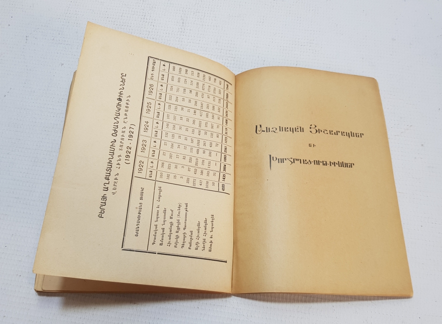 ERMENİCE YAZILI 1861DEN 1927YE TÜRK BÜYÜKLERİ İSİMLİ BASKI KİTAP