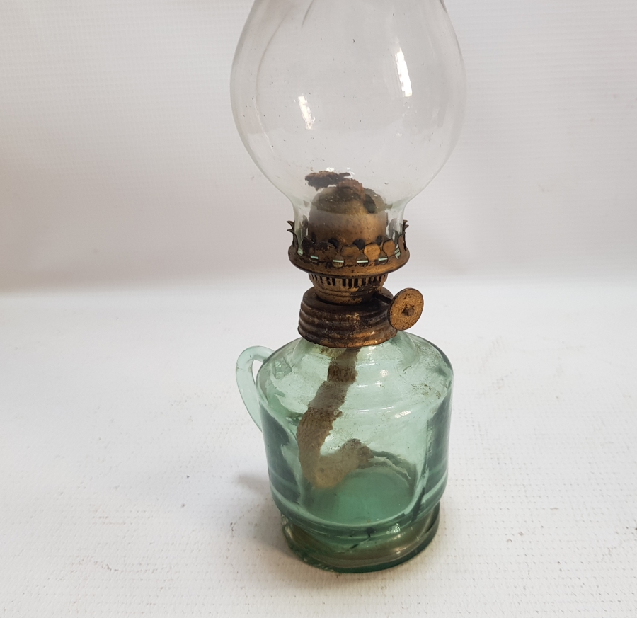 HALİYLE KONDİSYONDA OSMANLI DÖNEMİ TUTMAÇLI GAZ LAMBASI