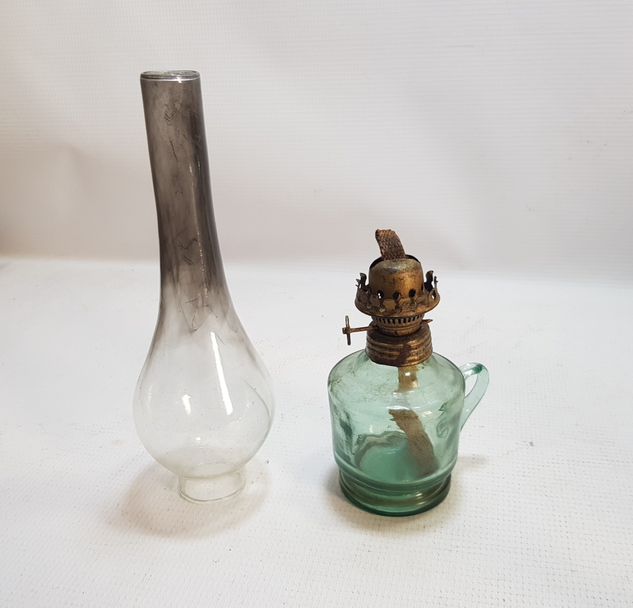 HALİYLE KONDİSYONDA OSMANLI DÖNEMİ TUTMAÇLI GAZ LAMBASI