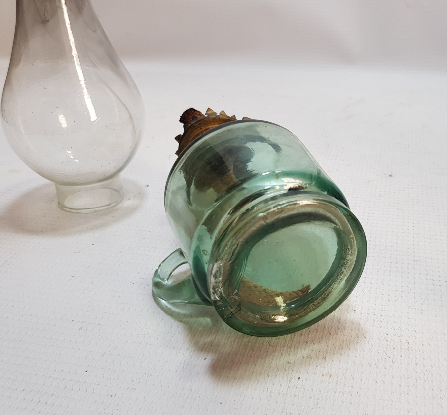 HALİYLE KONDİSYONDA OSMANLI DÖNEMİ TUTMAÇLI GAZ LAMBASI