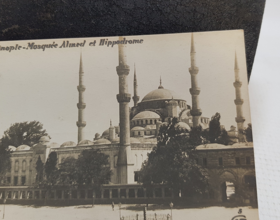 SULTAN AHMED CAMİ GÖRSELLİ OSMANLI DÖNEMİ KARTPOSTAL