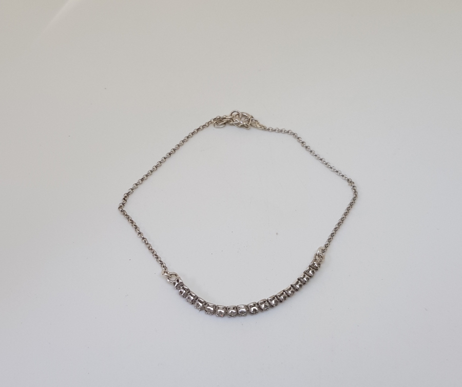 PIRLANTA TAŞLI ÖZEL YAPIM BİLEKLİK