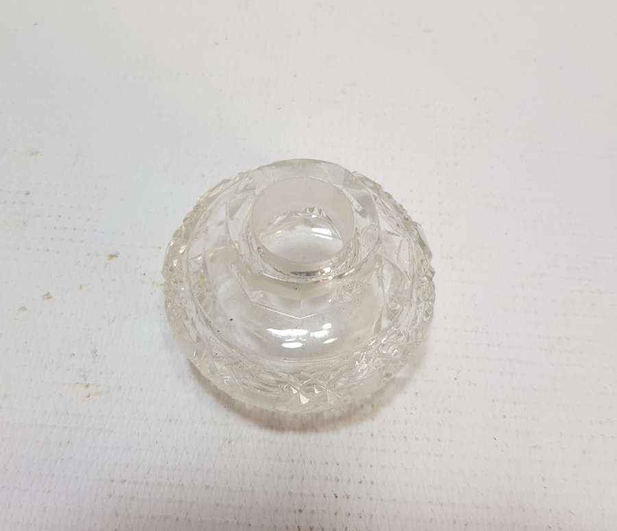 KRİSTAL KESME İŞÇİLİKLİ OSMANLI DÖNEMİ CAM HOKKA