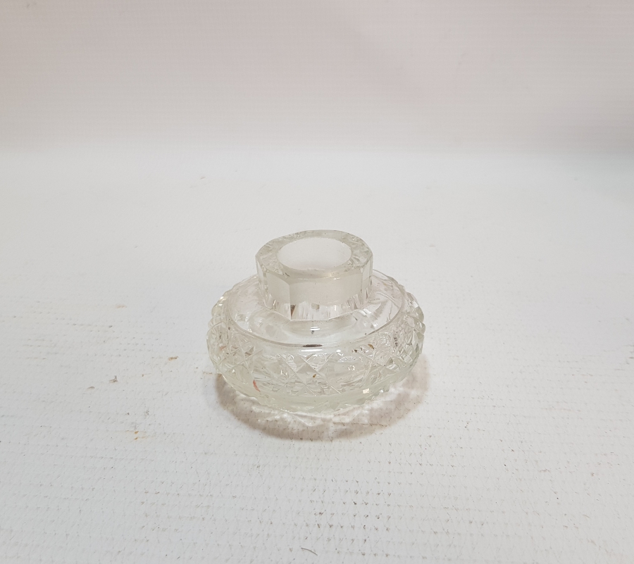 KRİSTAL KESME İŞÇİLİKLİ OSMANLI DÖNEMİ CAM HOKKA