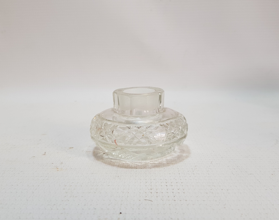 KRİSTAL KESME İŞÇİLİKLİ OSMANLI DÖNEMİ CAM HOKKA