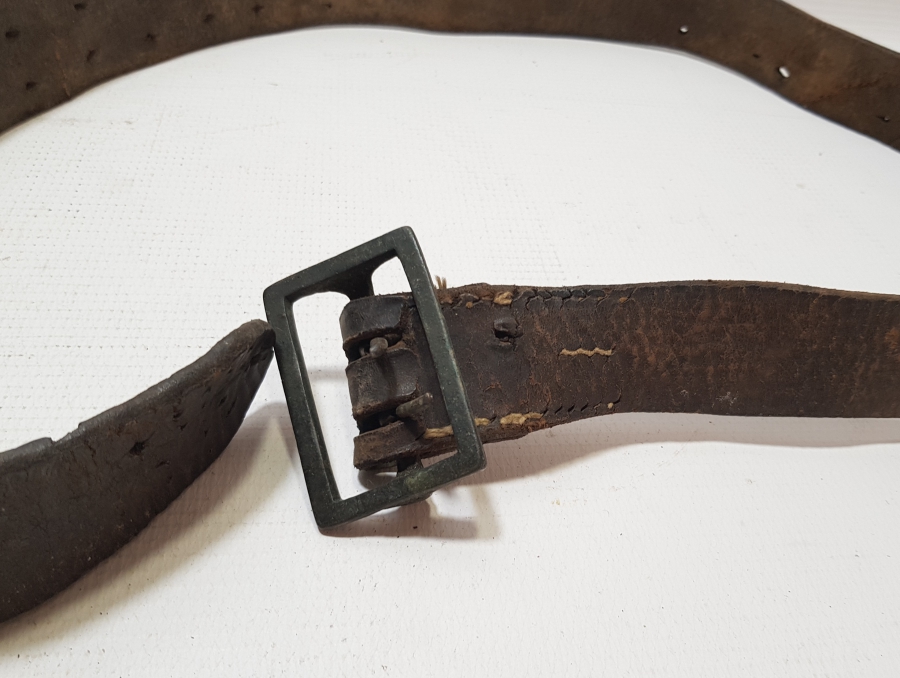 OSMANLI DÖNEMİ DERİ ASKER KEMERİ