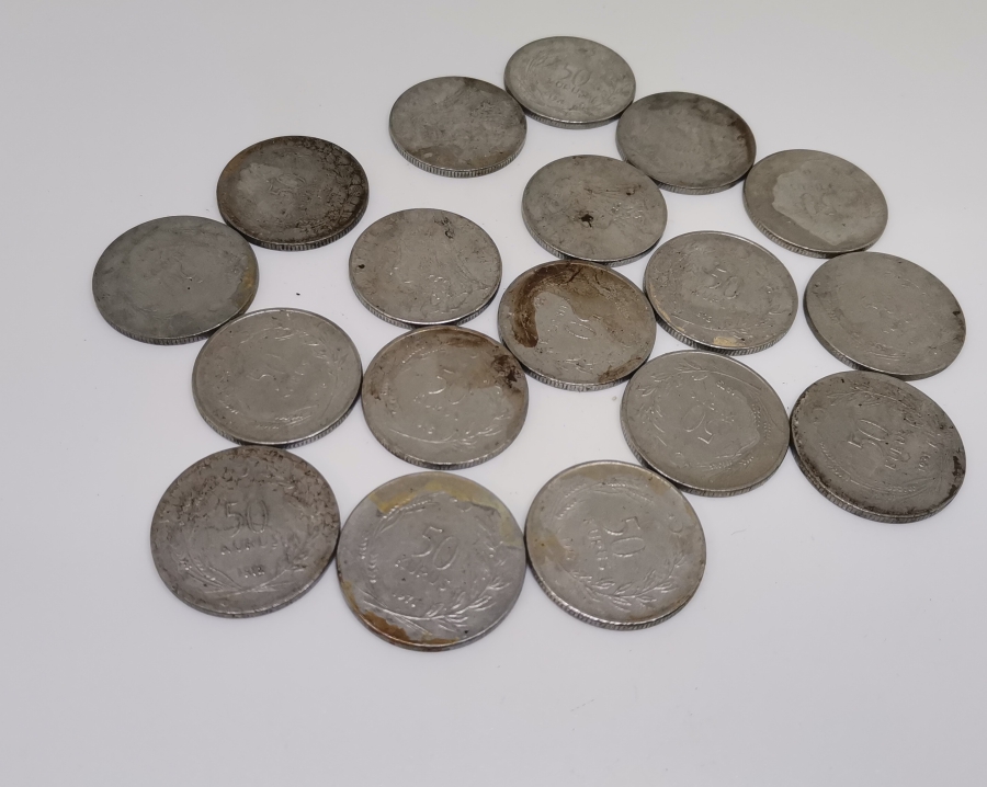 ANTİKA METAL 50 KURUŞ PARA LOTU