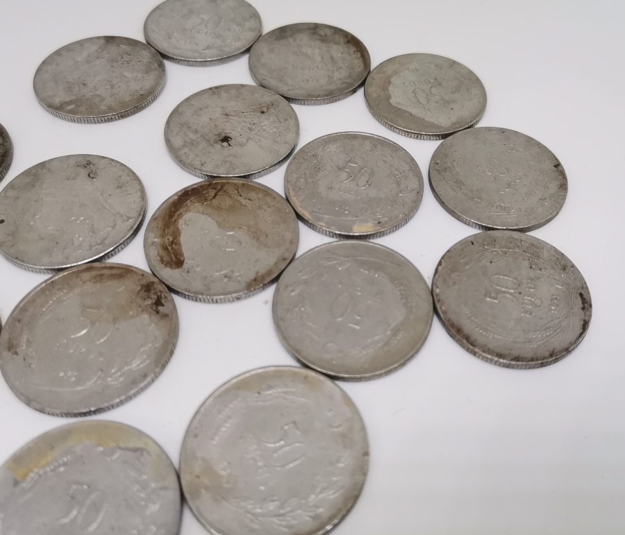 ANTİKA METAL 50 KURUŞ PARA LOTU