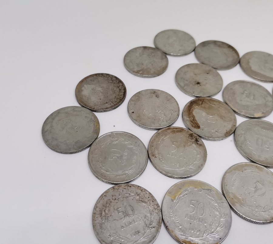 ANTİKA METAL 50 KURUŞ PARA LOTU