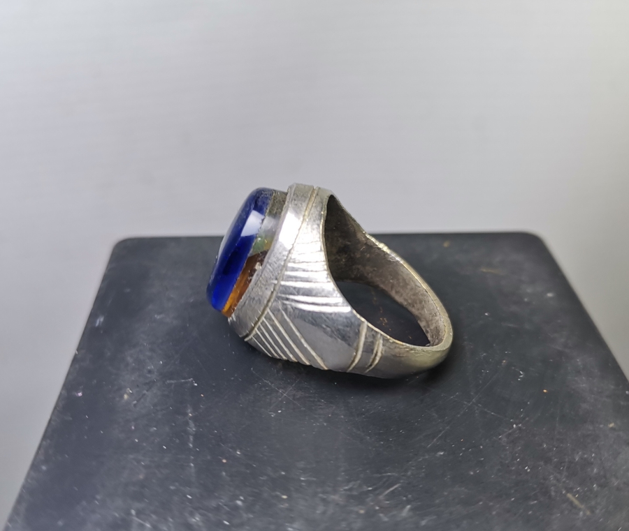 ÜZERİ DOĞAL TAŞLI ANTİKA TÜRKMEN YÜZÜK