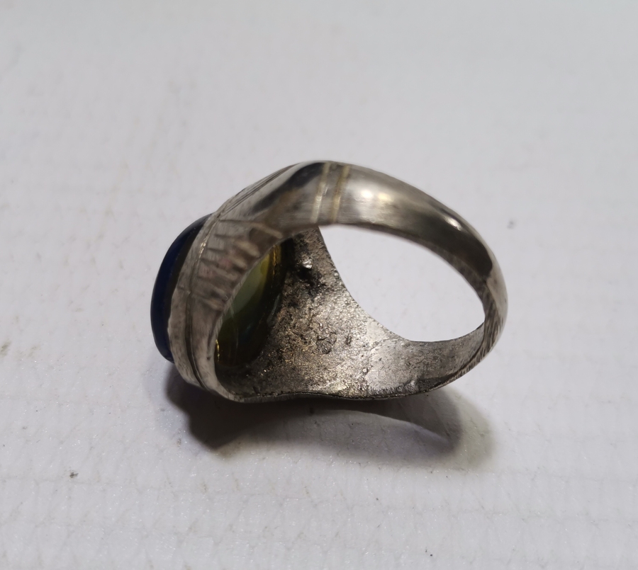 ÜZERİ DOĞAL TAŞLI ANTİKA TÜRKMEN YÜZÜK