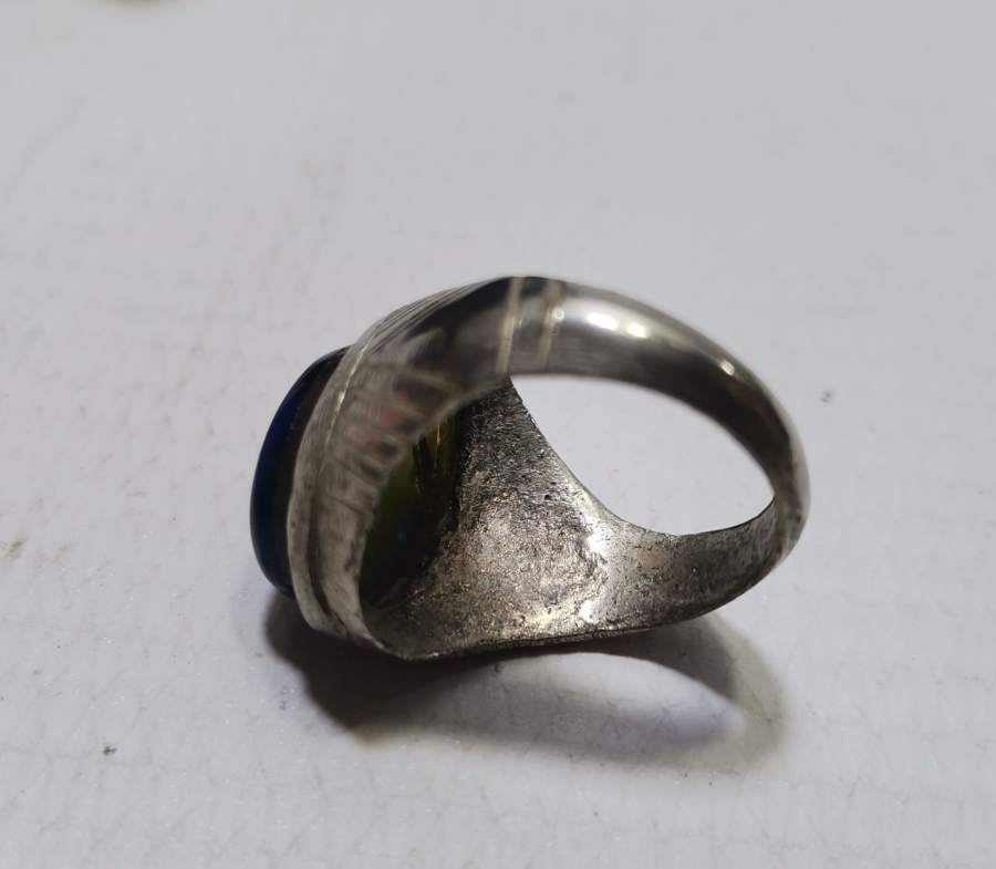 ÜZERİ DOĞAL TAŞLI ANTİKA TÜRKMEN YÜZÜK