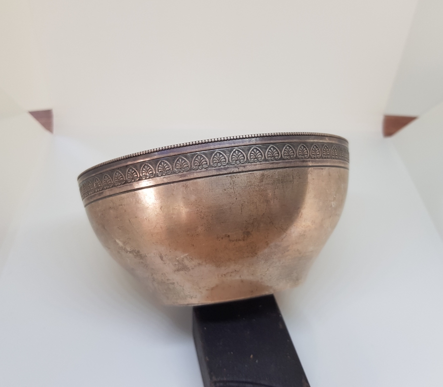 CUMHURİYET TUĞRALI ÇOK NADİR SAH DAMGALI VE ÇEŞNİLİ GÜMÜŞ KASE - İLK KEZ GÖRÜLÜYOR