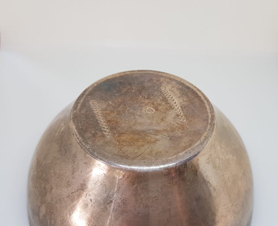 CUMHURİYET TUĞRALI ÇOK NADİR SAH DAMGALI VE ÇEŞNİLİ GÜMÜŞ KASE - İLK KEZ GÖRÜLÜYOR