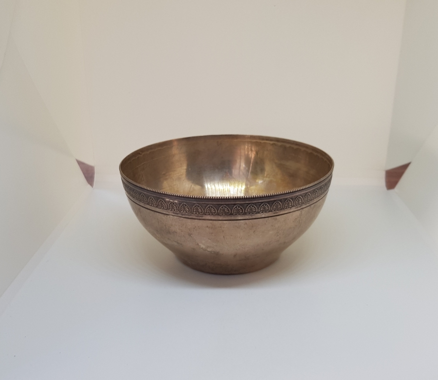 CUMHURİYET TUĞRALI ÇOK NADİR SAH DAMGALI VE ÇEŞNİLİ GÜMÜŞ KASE - İLK KEZ GÖRÜLÜYOR