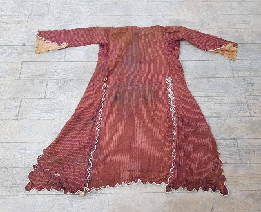 OSMANLI DÖNEMİ EL DOKUMA ANTEP YÖRESİ NADİR SIRMA İŞÇİLİKLİ ÜÇETEK