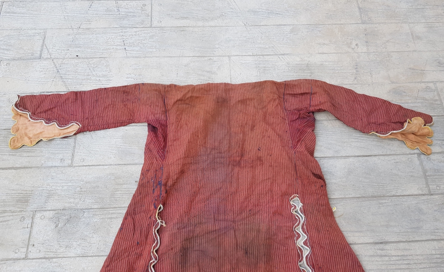 OSMANLI DÖNEMİ EL DOKUMA ANTEP YÖRESİ NADİR SIRMA İŞÇİLİKLİ ÜÇETEK