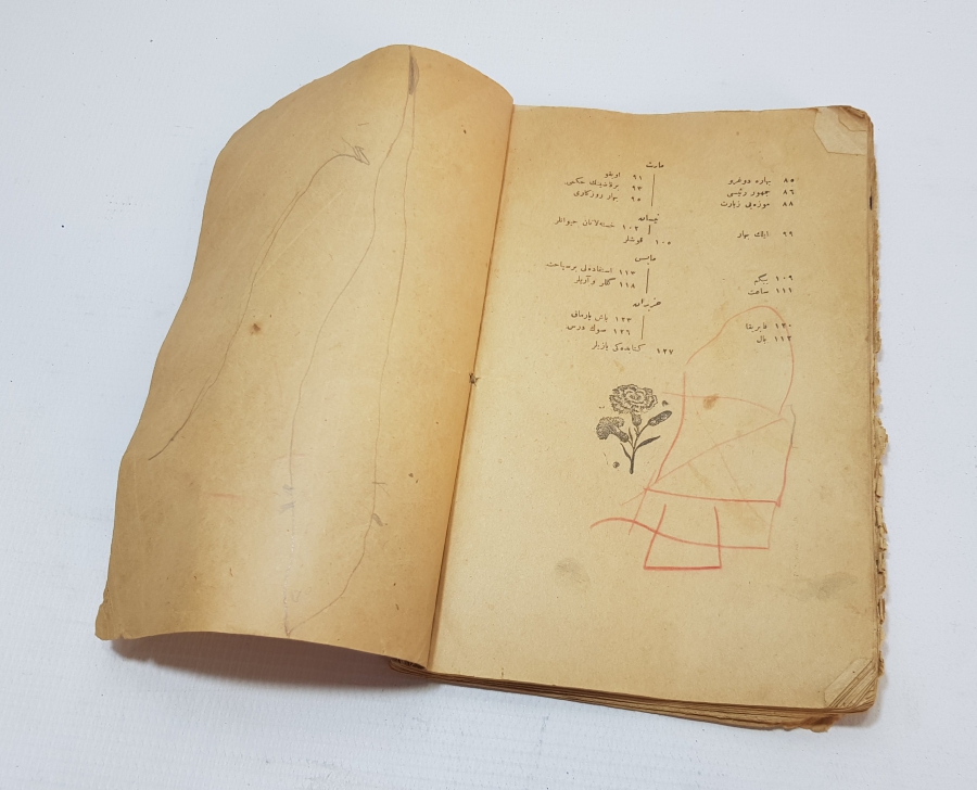 CUMHURİYET KIRAATI İSİMLİ CUMHURİYET BAŞLARI İÇİ RESİMLİ NADİR OKUL KİTABI