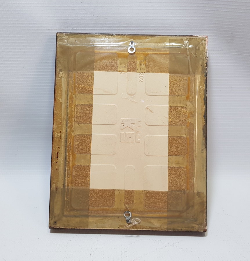 1990 YILI YAPIMI ÇANAKKALE SAVAŞI'NIN 75. YILI ANISINA YAPILMIŞ HATIRA ÇERÇEVELİ ANZAK SERAMİK KARO