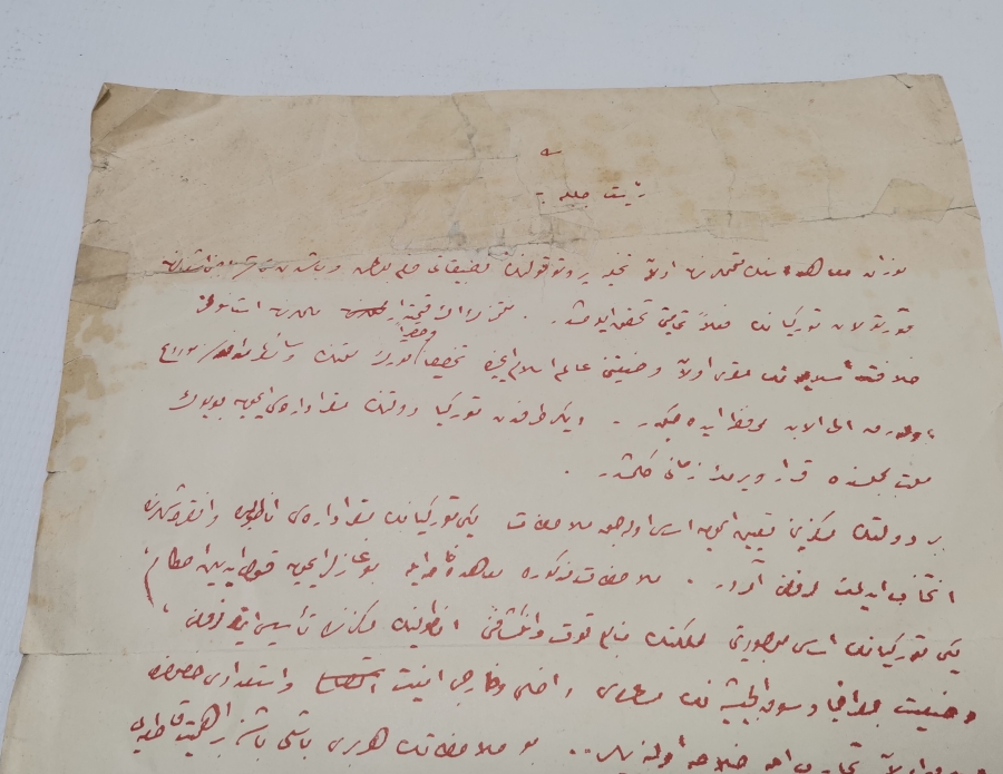 ANKARA'NIN BAŞKENT OLMASIYLA İLGİLİ VERİLMİŞ İSMET İNÖNÜ, KAZIM KARABEKİR GİBİ ÖNEMLİ KİŞİLERİN İMZALARI BULUNAN ÇOK NADİR EL YAZMA KANUN TEKLİFİ