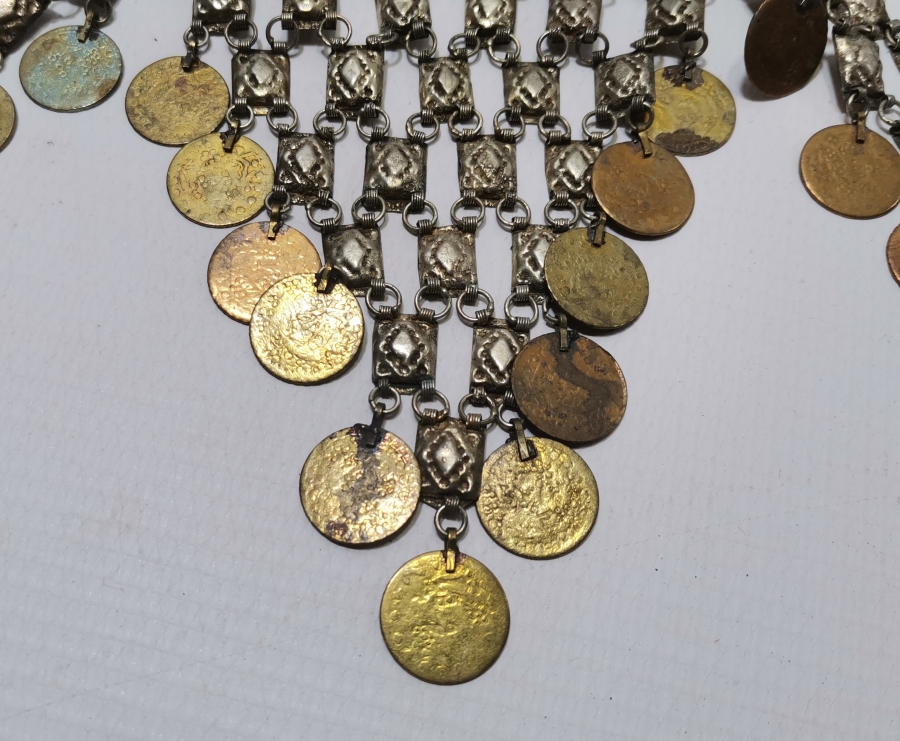 OSMANLI DÖNEMİ NADİR FORMDA SİVAS YÖRESİ GELİN DÖŞLÜĞÜ