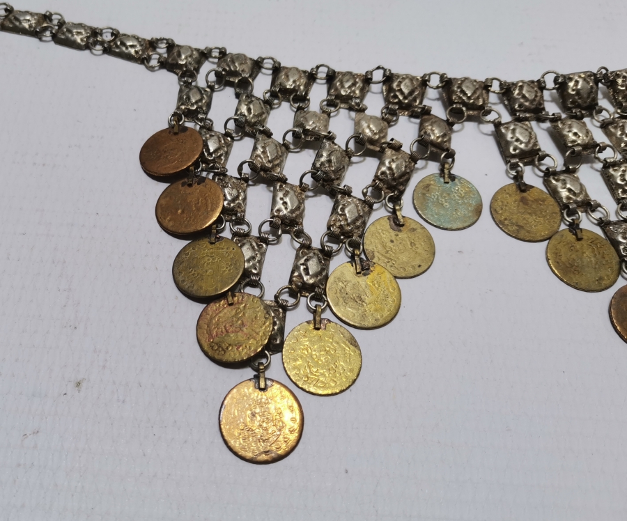 OSMANLI DÖNEMİ NADİR FORMDA SİVAS YÖRESİ GELİN DÖŞLÜĞÜ