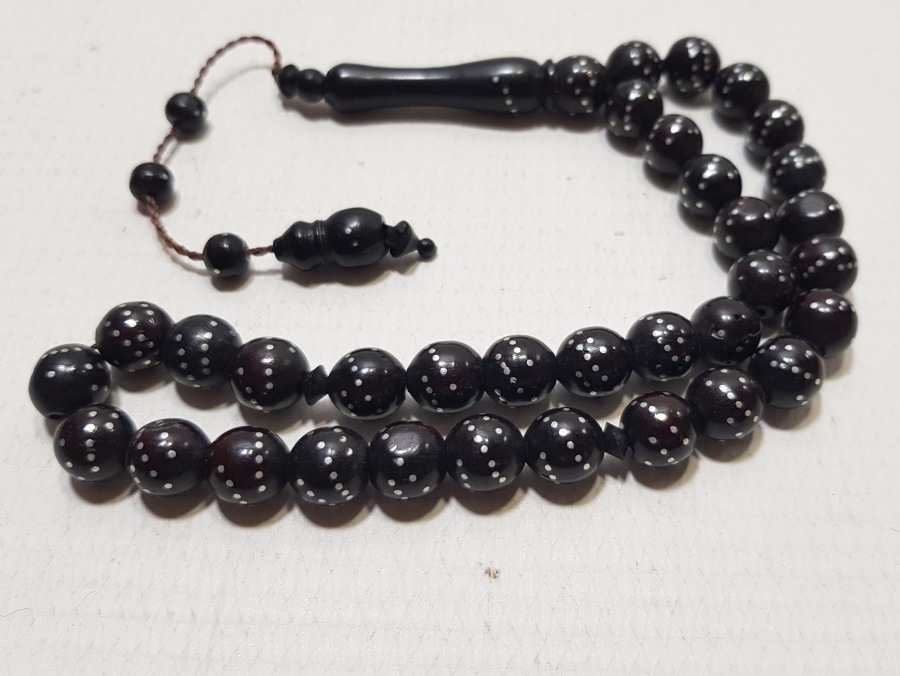 ÜZERİ İŞLEMELİ 33LÜK KUKA TESPİH