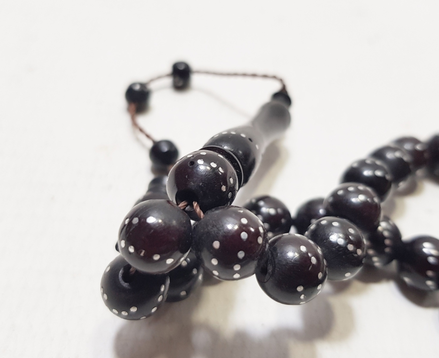 ÜZERİ İŞLEMELİ 33LÜK KUKA TESPİH