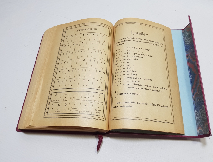 EZANIN TÜRKÇE OKUNDUĞU DÖNEM BASTIRILMIŞ VE DAĞITILMIŞ ÇOK NADİR TÜRKÇE KUR'AN-I KERİM