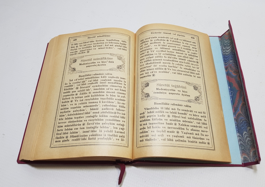 EZANIN TÜRKÇE OKUNDUĞU DÖNEM BASTIRILMIŞ VE DAĞITILMIŞ ÇOK NADİR TÜRKÇE KUR'AN-I KERİM