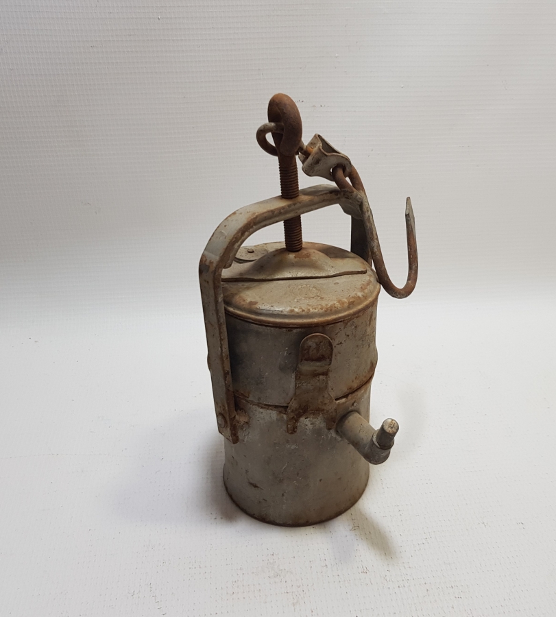 NADİR TİPTE ANTİKA MADENCİ FENERİ