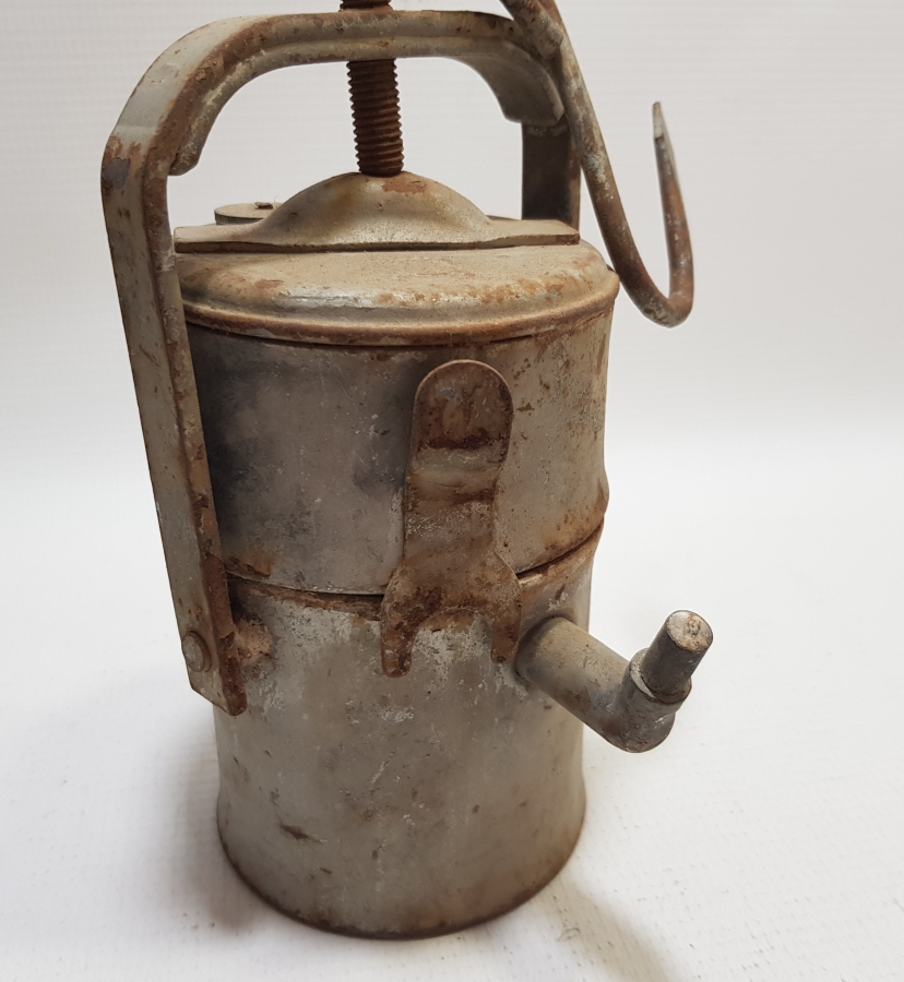 NADİR TİPTE ANTİKA MADENCİ FENERİ