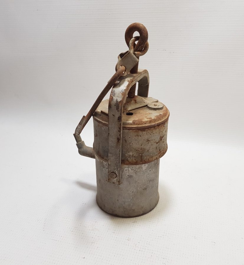 NADİR TİPTE ANTİKA MADENCİ FENERİ