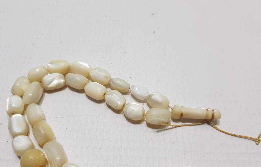 OSMANLI DÖNEMİ EL YAPIMI SEDEF TESPİH