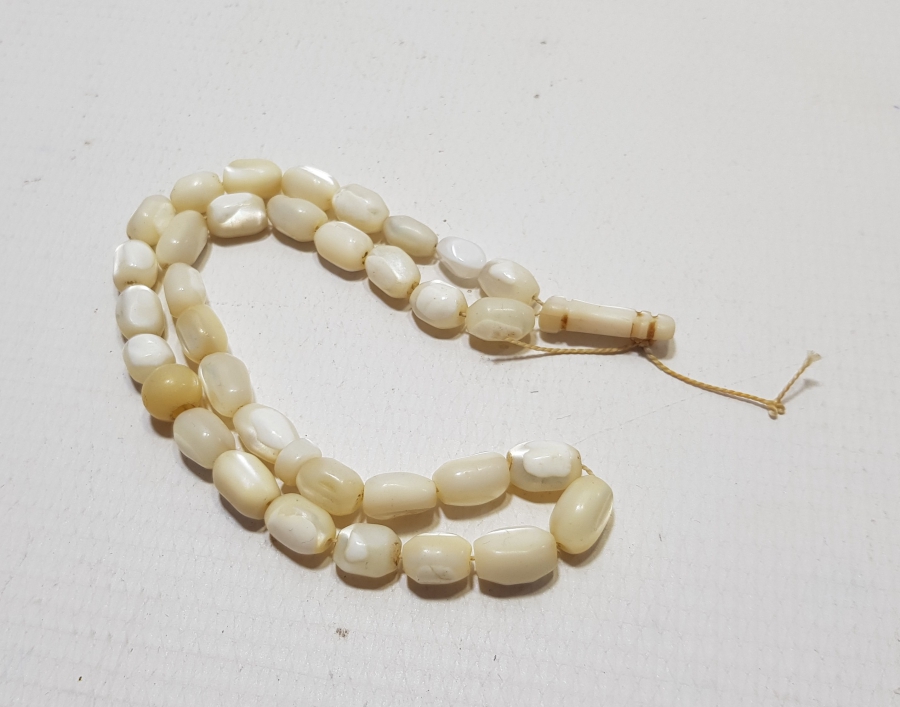 OSMANLI DÖNEMİ EL YAPIMI SEDEF TESPİH