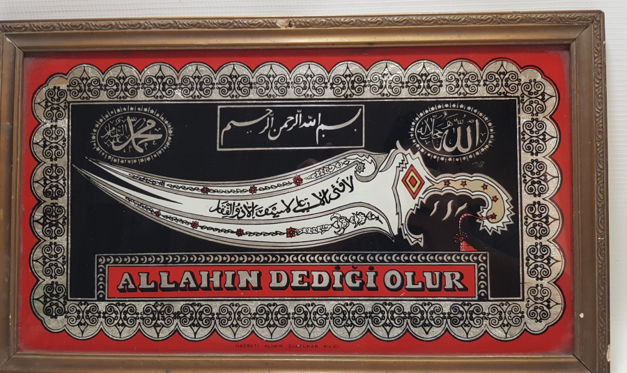 EL BOYAMA ANTİKA CAMALTI ESNAF PANOSU