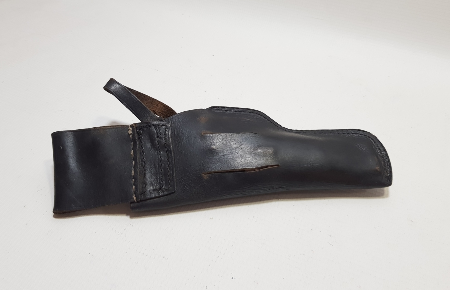 OSMANLI DÖNEMİ DERİDEN MAMUL NADİR BEKÇİ TABANCA KILIFI