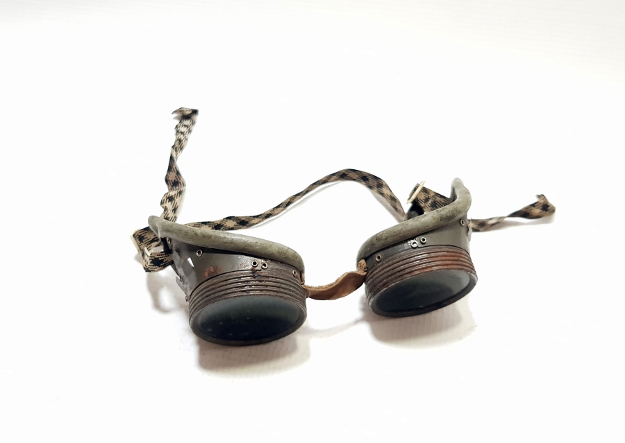 EL YAPIMI ANTİKA AMERİKAN MOTOSİKLETÇİ GÖZLÜĞÜ