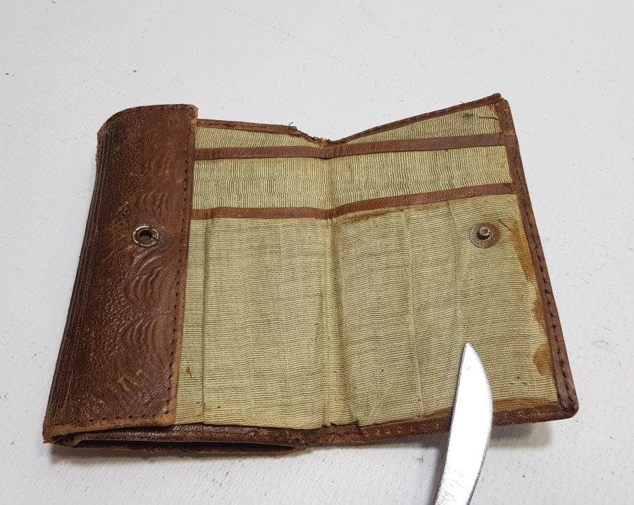 ÜZERİ TUĞRALI OSMANLI DÖNEMİ SUBAY CÜZDANI